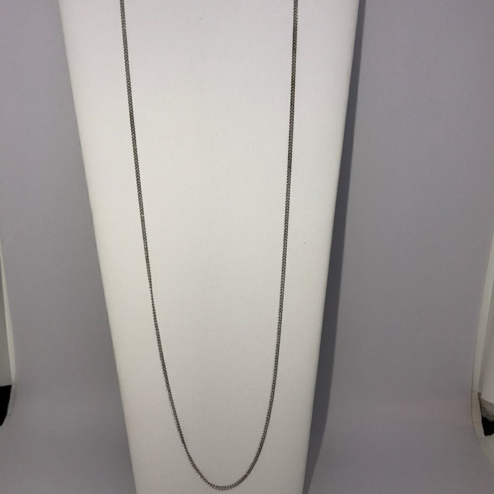 18" Solid Sterling Silver Chain Woman Jewelry
